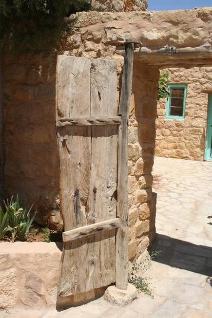 ancient pivot door